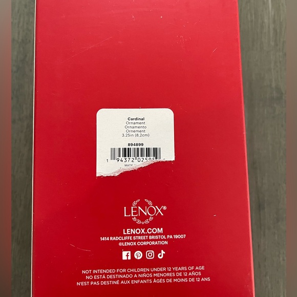 New Lenox Cardinal Ornament - Picture 6 of 6